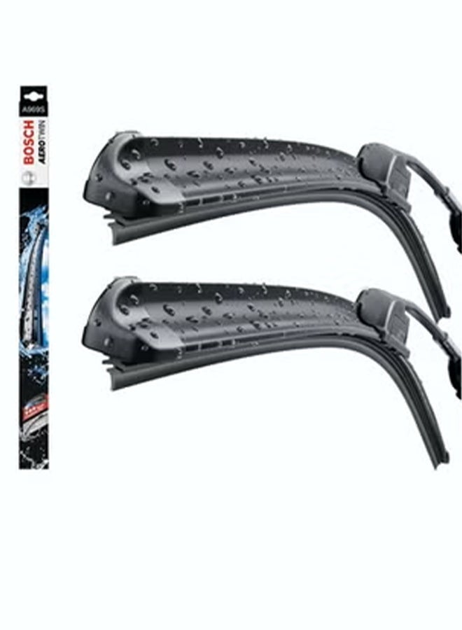 Bosch 3397118969 OE Specialty A969S AeroTwin Car Wipers Set – 22″ & 22″ All-Weather Front Blades - Image 5